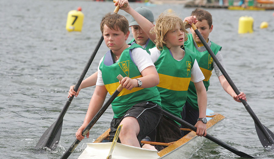 canoë sur le lac de Gérardmer